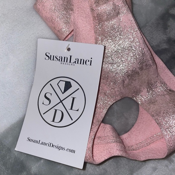 Susan lanci Puppy Pink Glitzerati Nouveau Bow Step In Harness 🎀🎀 - Picture 4 of 4